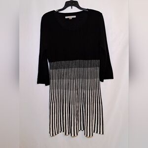 Marc New York Black and White 3/4  Sleeve Dress Size PM